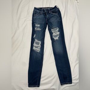 american eagle jeans. size 0 short.